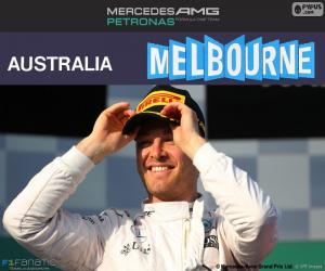 yapboz Rosberg G.P Avustralya 2016